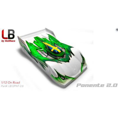 LENBODIES PONENTE 2.0 1/12 LIGHT BODY SHELL